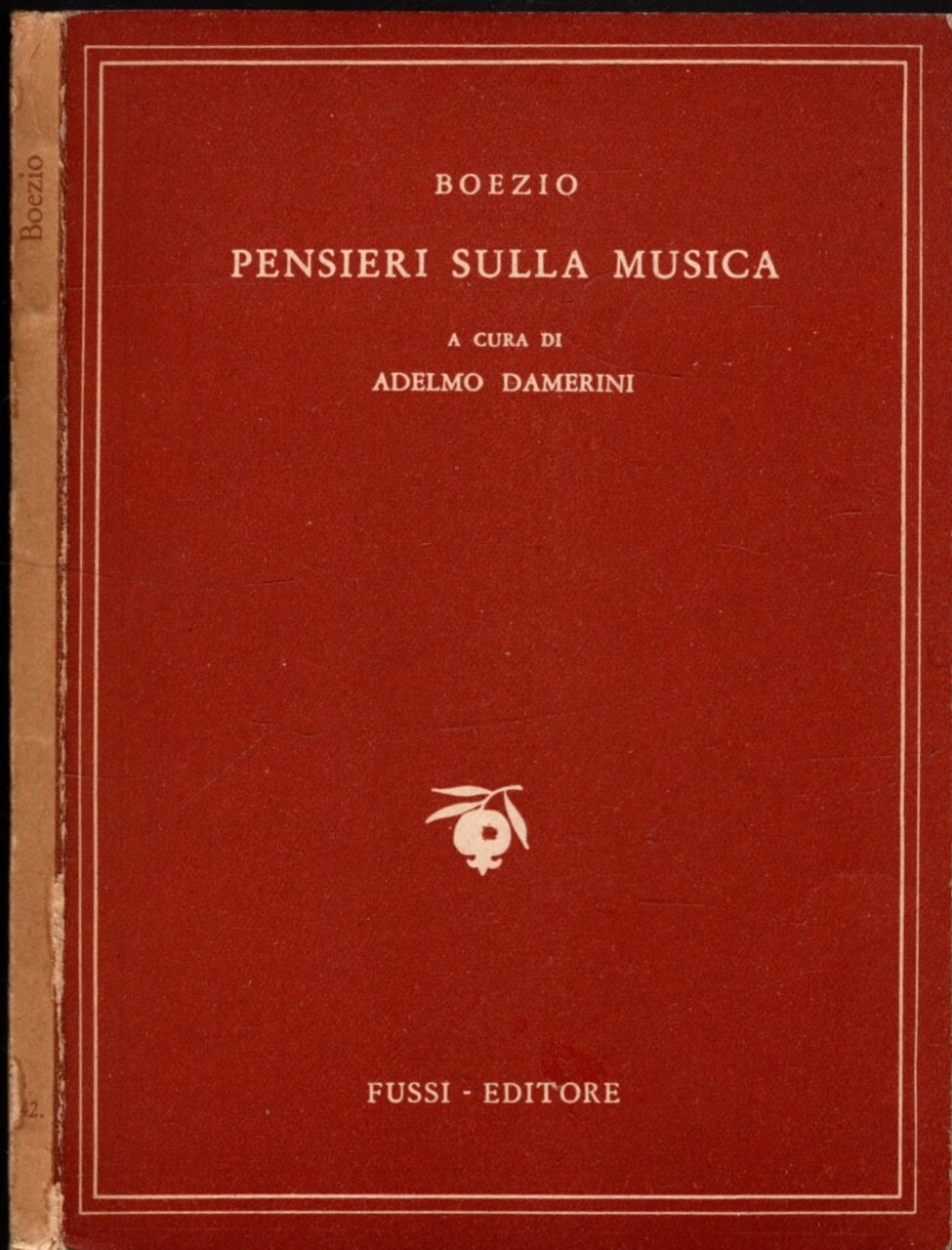BOEZIO - PENSIERI SULL MUSICA