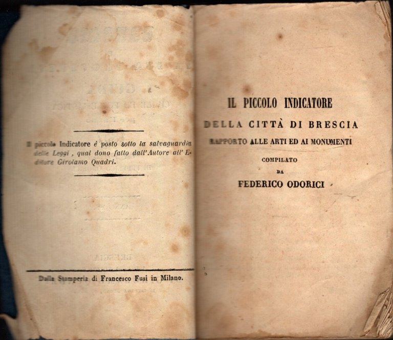 BRESCIA E LA SUA PROVINCIA GUIDA CIVILE ED ECCLESIASTICA PER …