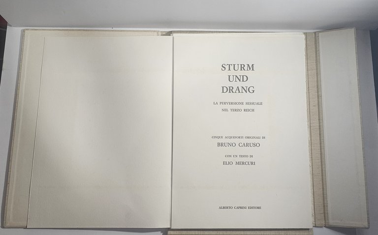 Bruno Caruso. Sturm Und Drang – Cartella con 5 acqueforti … | Immagine Gallery 5