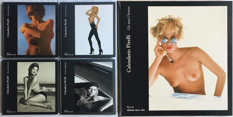 Calendario Pirelli 5 volumi della collezione del Corriere della Sera