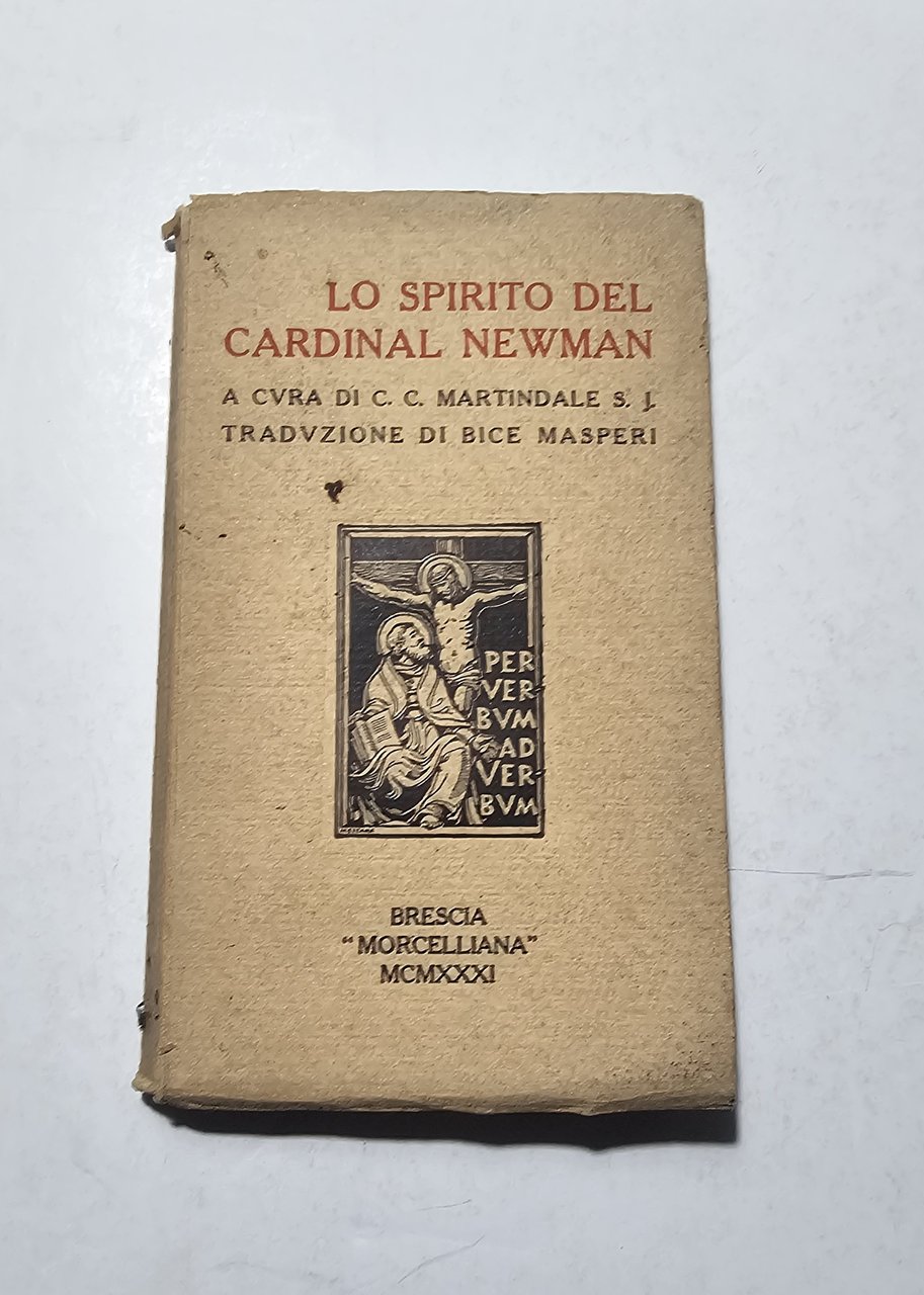Cardinal Newman Spirito Libro Antico 1931 Morcelliana Brescia Teologia | Immagine principale