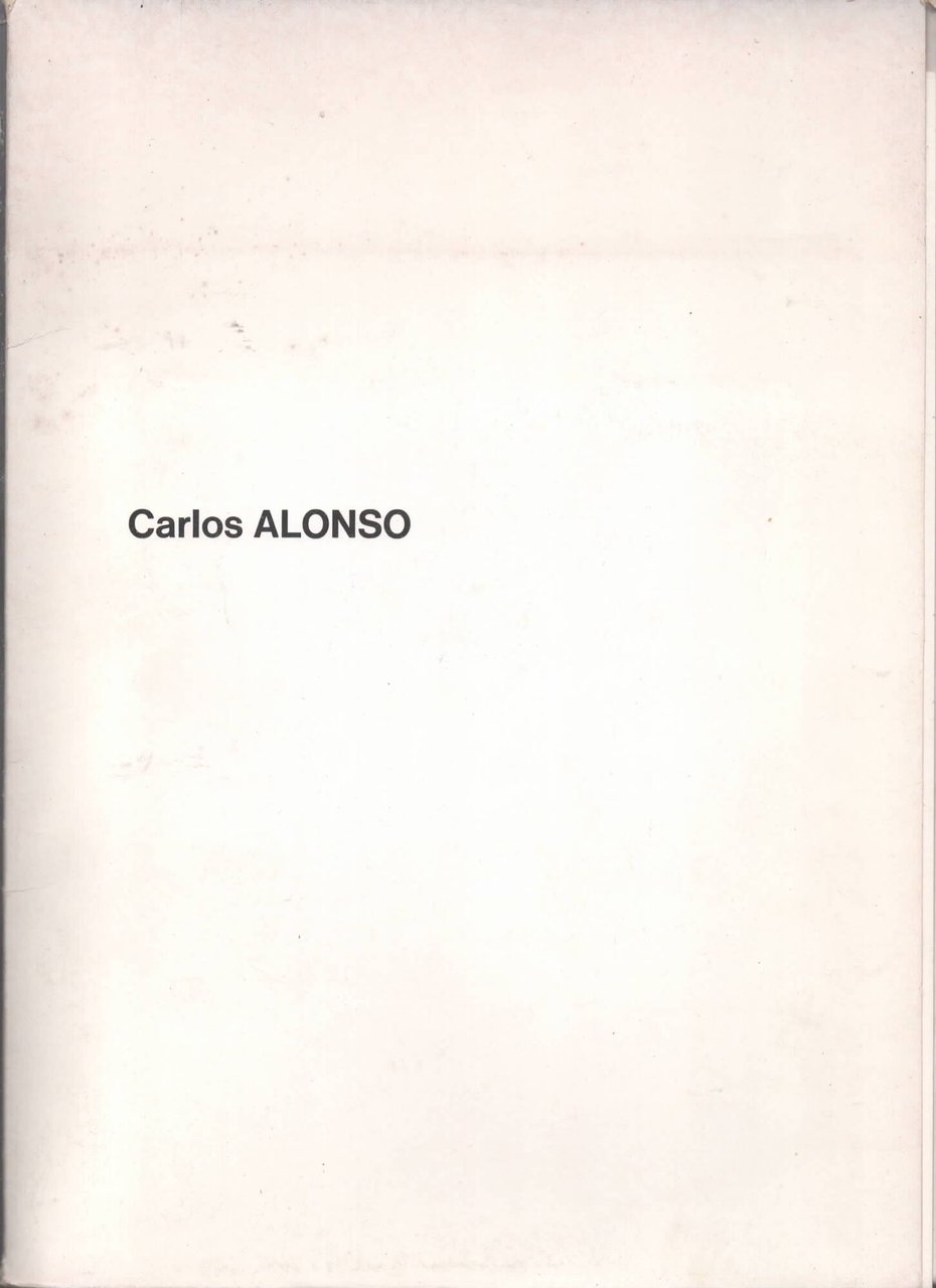 Carlos Alonso 2 cataloghi