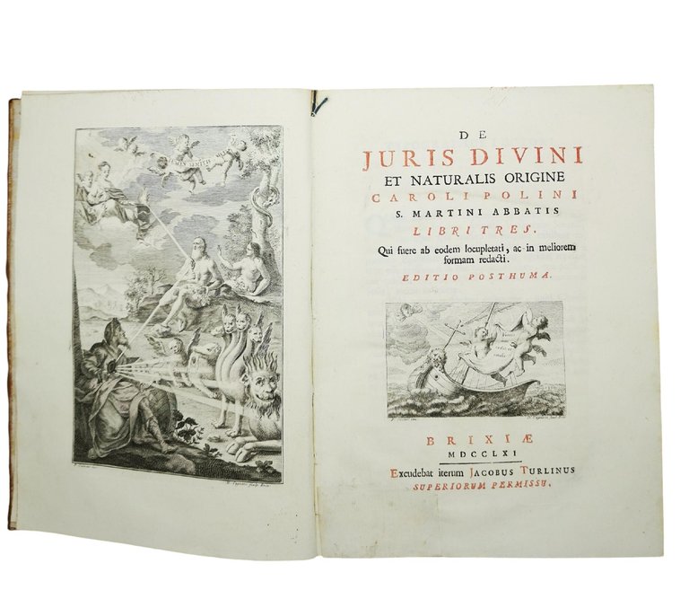 Caroli Polini - De Juris Divini Et Naturalis Origine Brixiae …