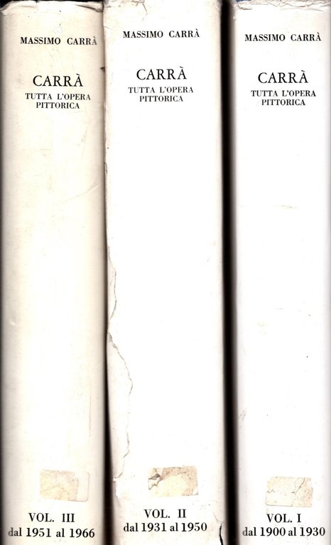 Carrà. Tutta l'opera pittorica Volume I: 1900/1930. Volume II: 1931/1950. …
