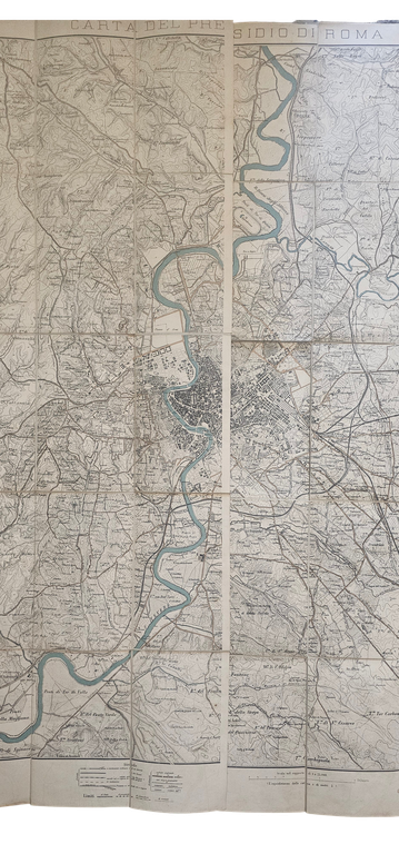 Carte del Presidio di Roma – Foglio Est e Ovest … | Immagine Gallery 4