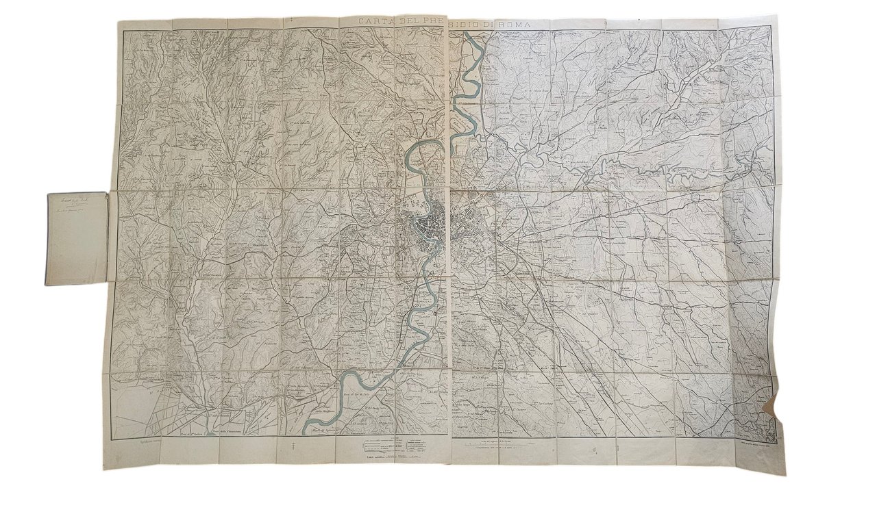 Carte del Presidio di Roma – Foglio Est e Ovest … | Immagine principale