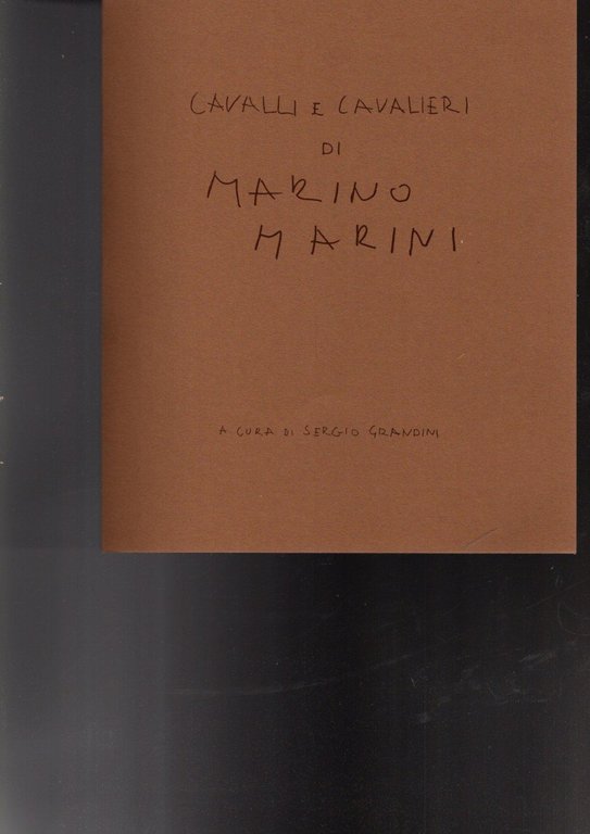 Cavalli E Cavalieri Di Marino Marini
