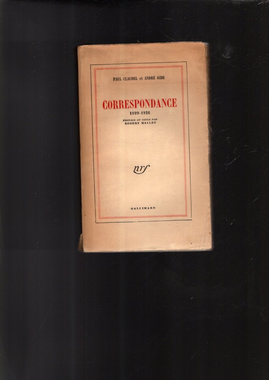 Correspondance 1899-1926