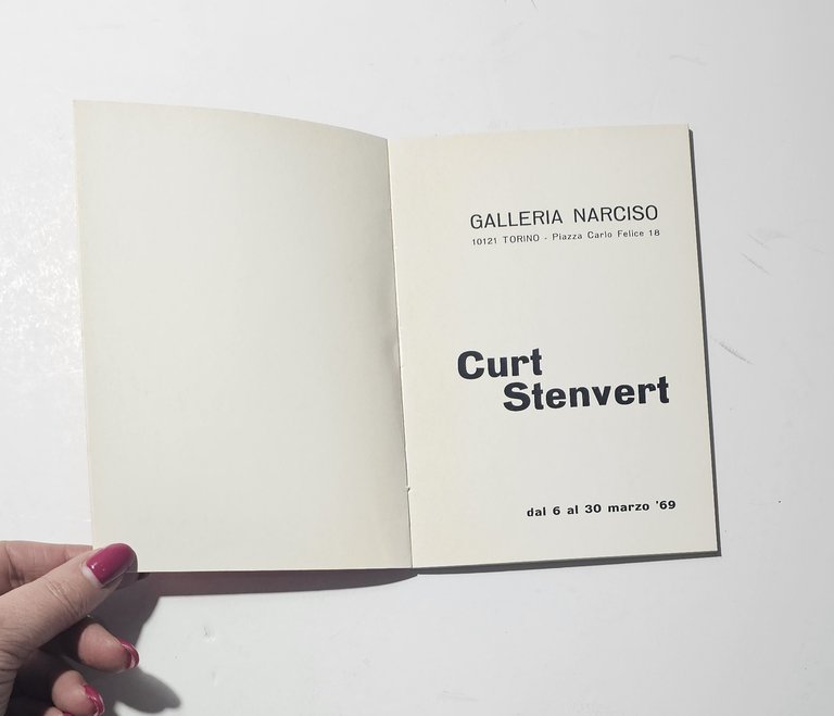 Curt Stenvert Catalogo Mostra 1969 Galleria Narciso Torino Arte | Immagine Gallery 3