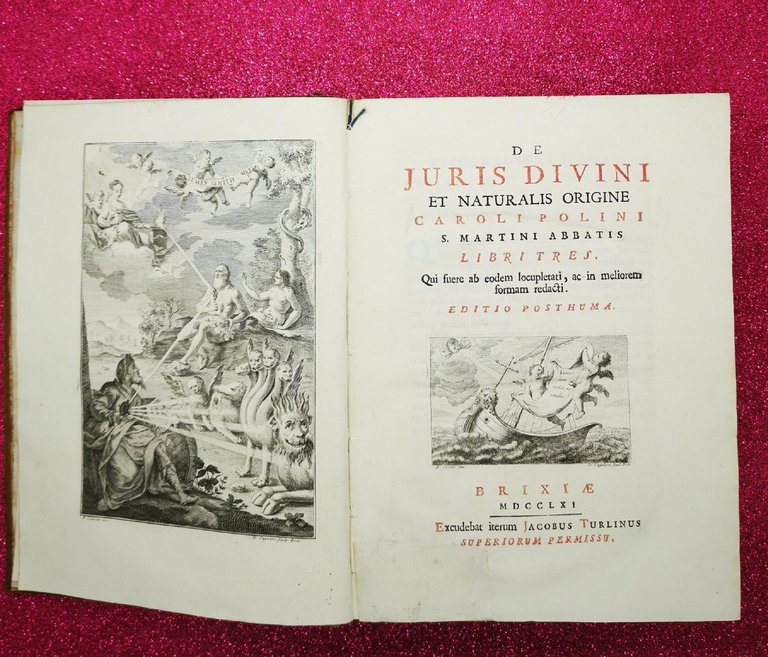 Caroli Polini - De Juris Divini Et Naturalis Origine Brixiae …
