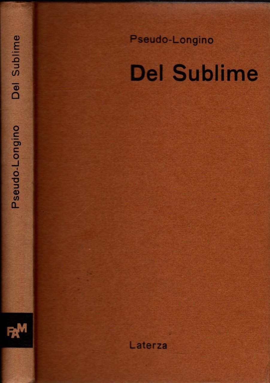 DEL SUBLIME (PSEUDO-LONGINO)