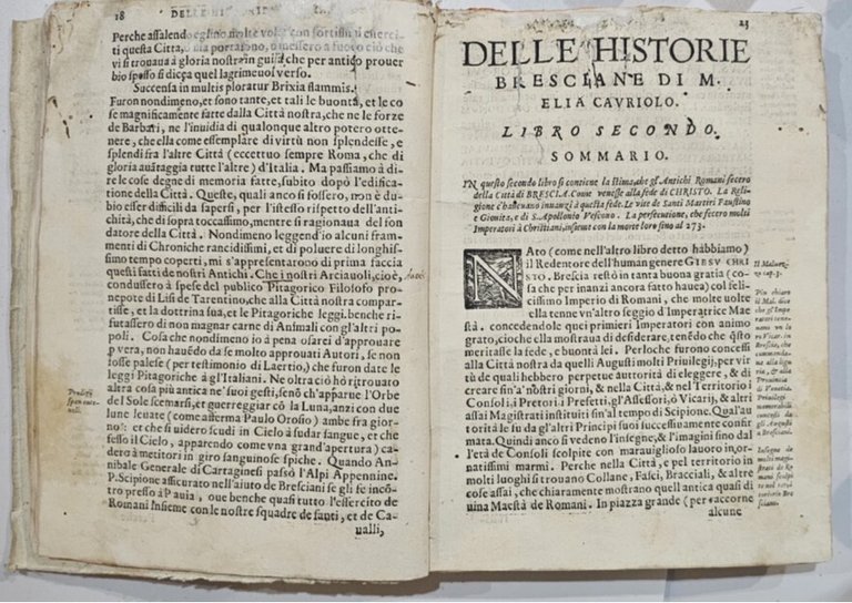 Delle Historie Bresciane Di M. Helia Cavriolo Libri Dodeci