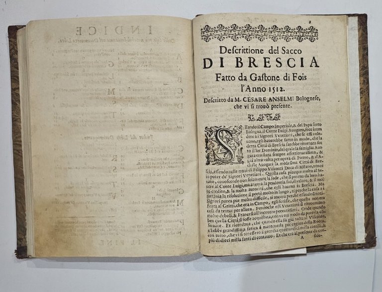 Delle Historie Bresciane Di M. Helia Cavriolo Libro Dodeci 1630