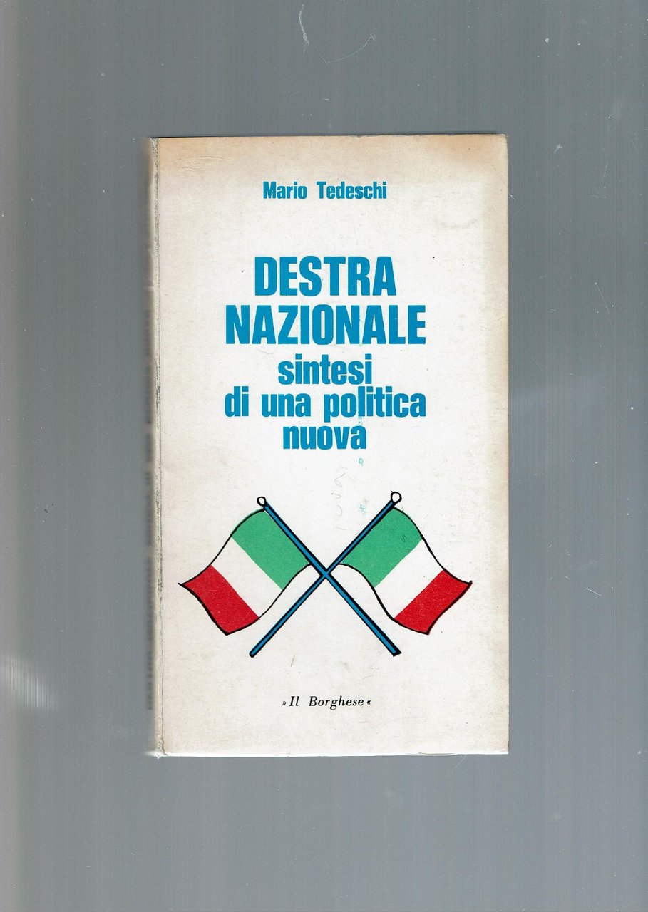 DESTRA NAZIONALE SINTESI DI UNA POLITICA NUOVA