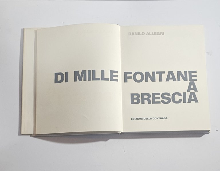 Di Mille Fontane a Brescia Danilo Allegri Fotografia Città Edizioni … | Immagine Gallery 3