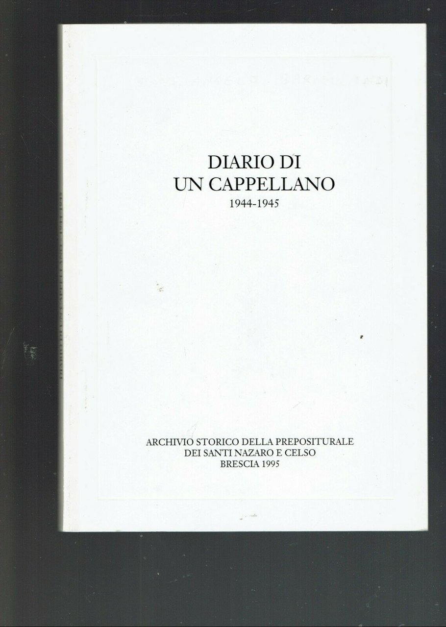 DIARIO DI UN CAPPELLANO 1944-45