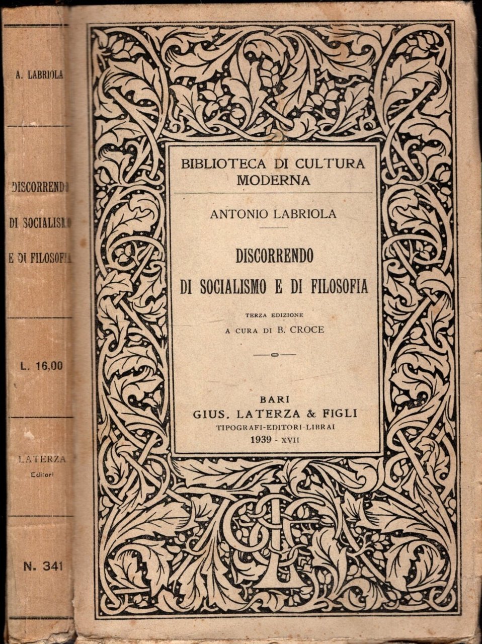 DISCORRENDO DI SOCIALISMO E DI FILOSOFIA
