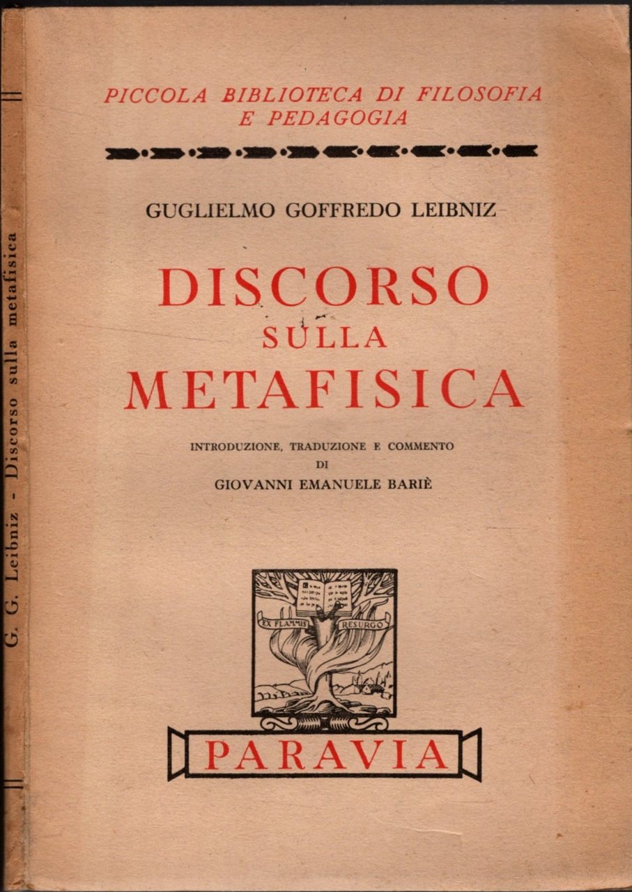 DISCORSO SULLA METAFISICA