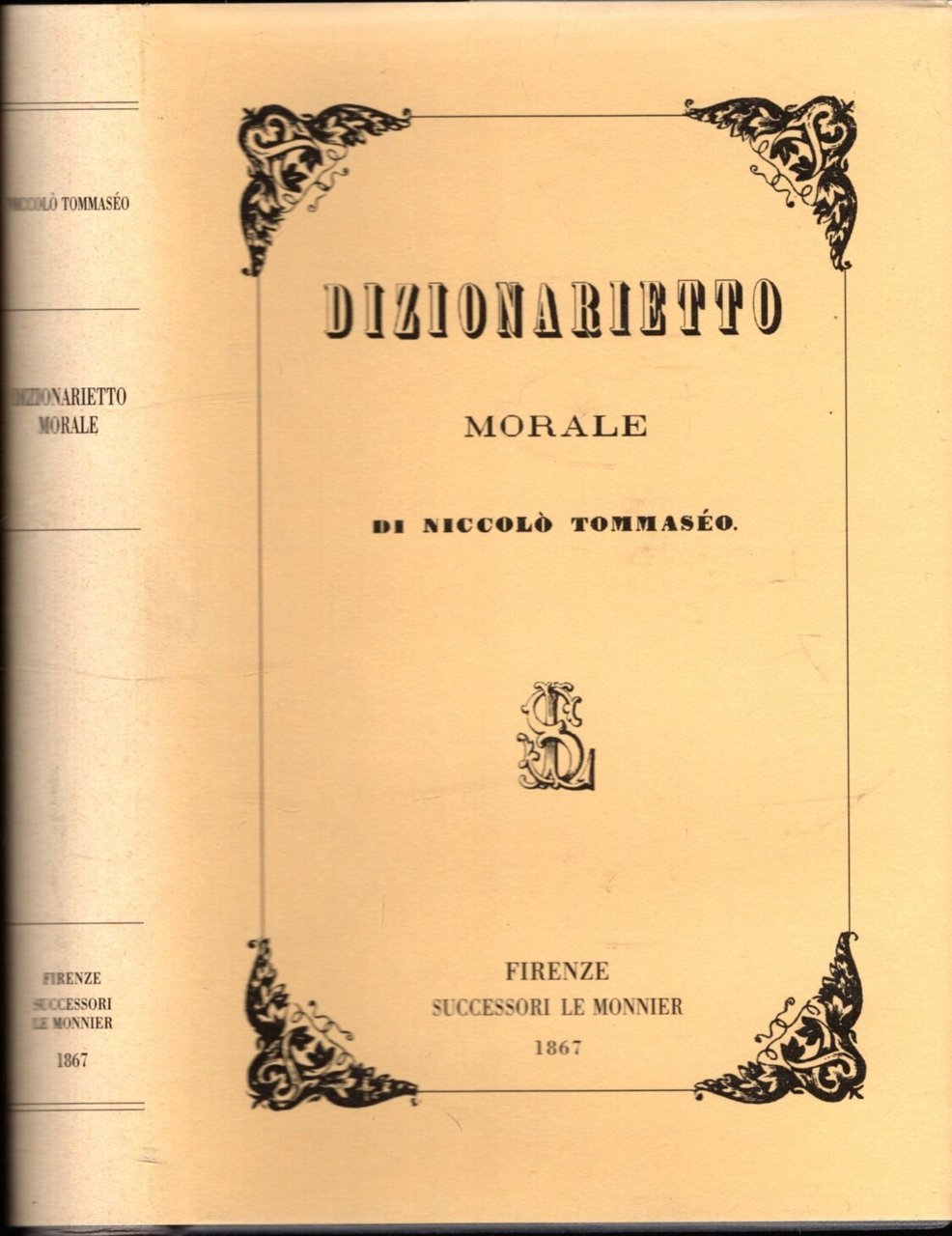Dizionarietto Morale di Niccolò Tommaseo | Immagine principale