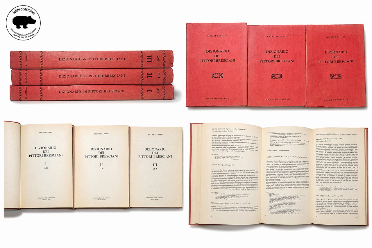Dizionario dei Pittori Bresciani – Riccardo Lonati – 3 volumi | Immagine principale