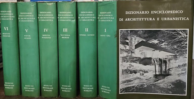 Dizionario Enciclopedico Di Architettura E Urbanistica  6 Vol. - Portoghesi Paolo