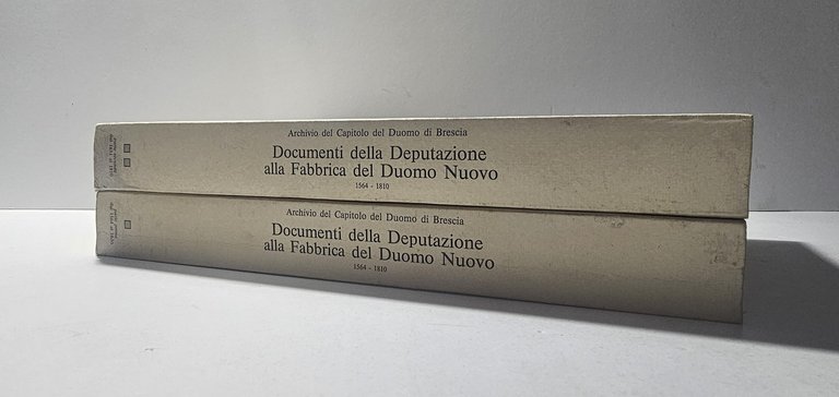 Documenti Deputazione Fabbrica Duomo Nuovo Brescia 1564 1810 2 Volumi | Immagine Gallery 2