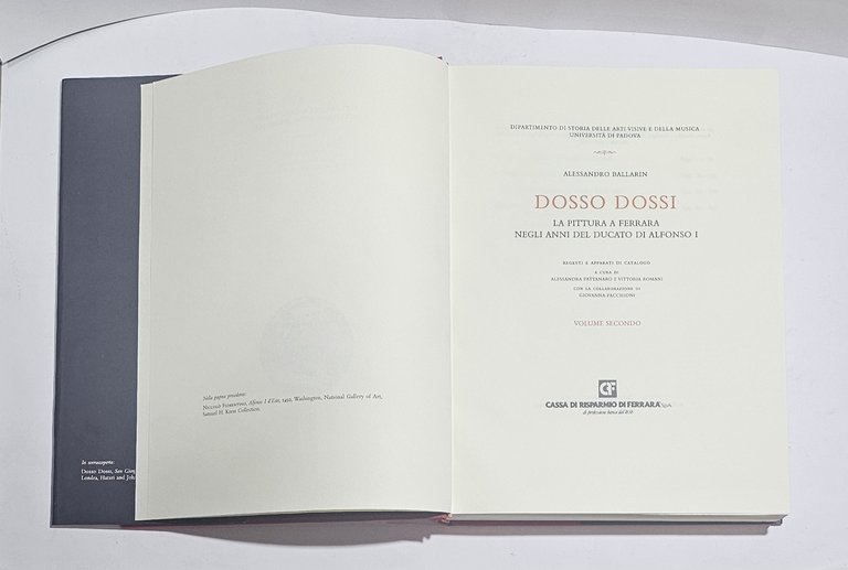 Dosso Dossi Ballarin 2 volumi cofanetto pittura Ferrara Alfonso I … | Immagine Gallery 7