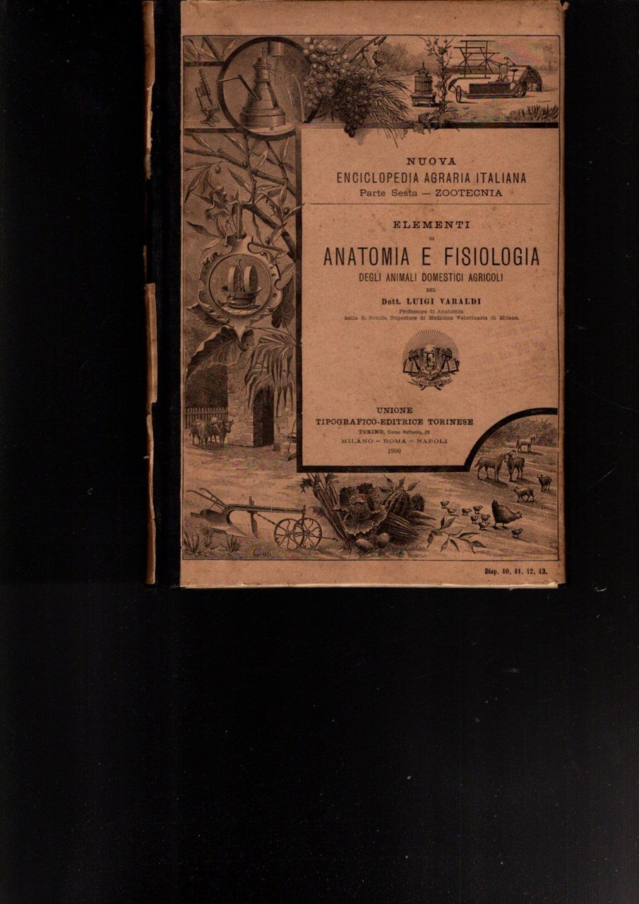 ELEMENTI DI ANATOMIA E FISIOLOGIA DEGLI ANIMALI DOMESTICI AGRICOLI