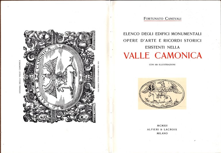 Elenco Degli Edifici Monumentali Opere D'arte e Ricordi Storici Valle …