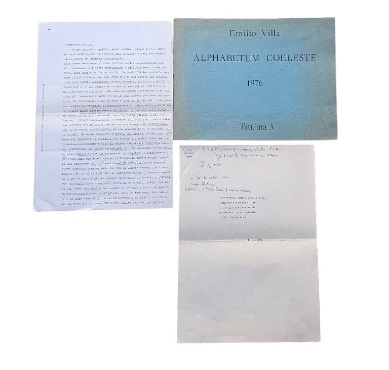 Emilio Villa - Alphabetum Coeleste con lettera di Romana Loda