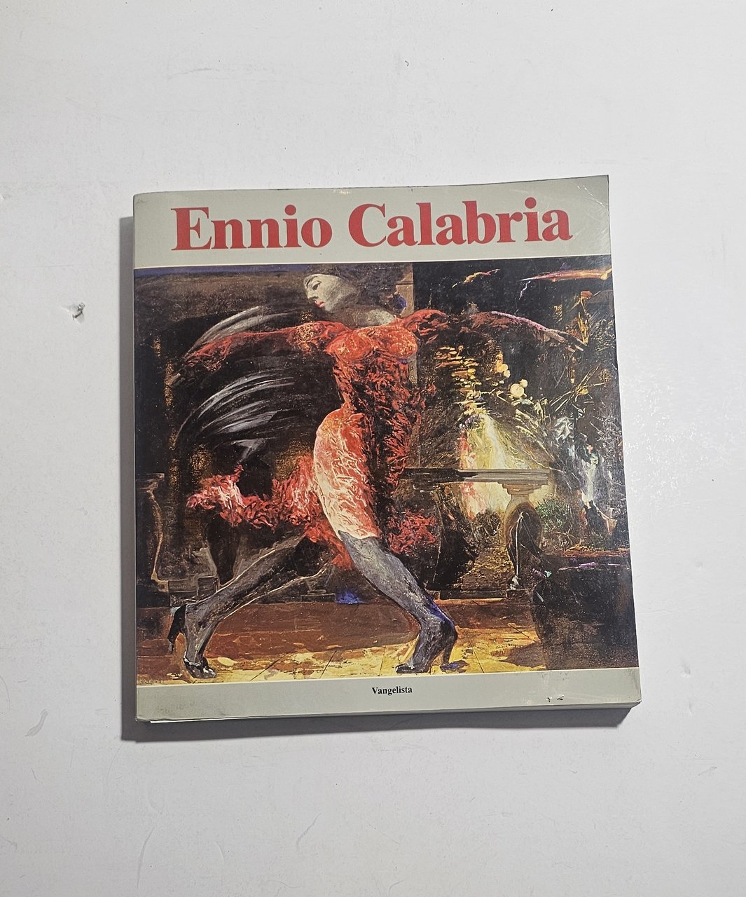 Ennio Calabria catalogo mostra Vangelista con lettera di presentazione | Immagine principale