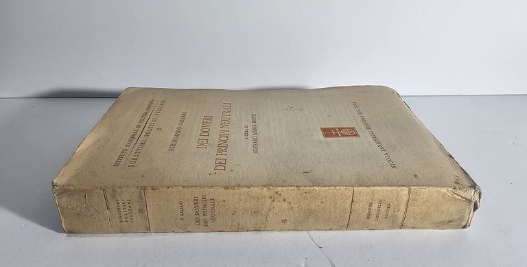 Ferdinando Galiani Dei Doveri dei Principi Neutrali Zanichelli | Immagine Gallery 2