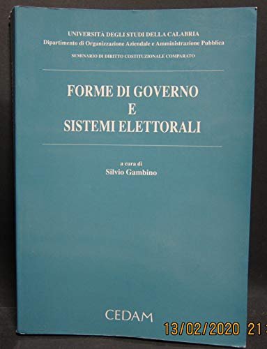 Forme di governo e sistemi elettorali