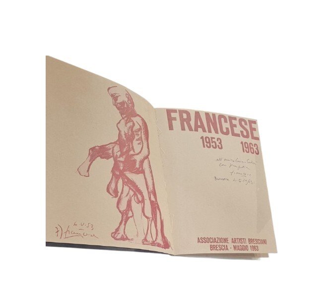 Francese 1953 1963 con autografo ed invito alla mostra