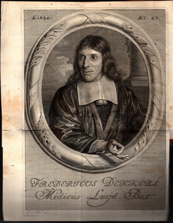 FREDERICI DEKKERS - EXERCITATIONES CRITICAE CIRCA MEDENDI METHODUM - 1694