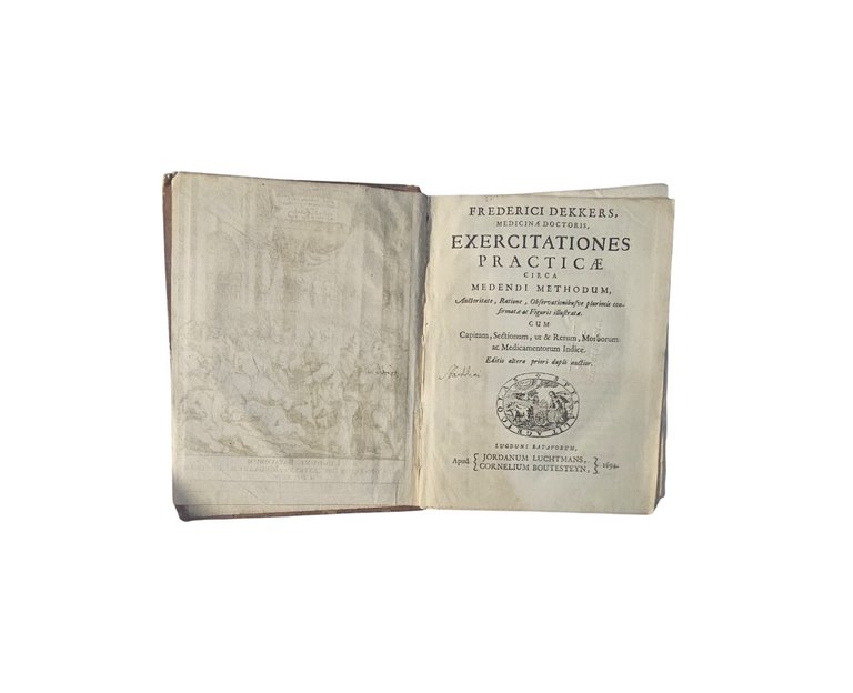Frederici Dekkers - Exercitationes Practicae Circa Medendi Methodum 1694