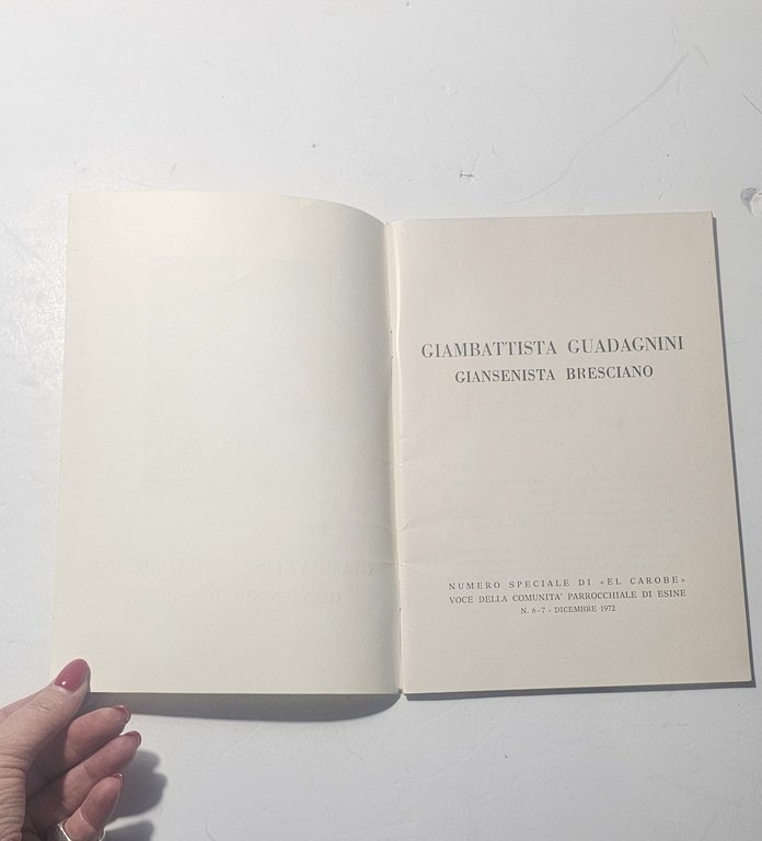 Giambattista Guadagnini Giansenista Bresciano 1972 Brescia Storia Religiosa | Immagine Gallery 2