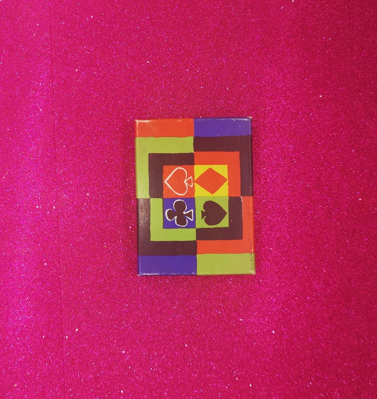 GIOCO DI CARTE "SIMULTANE" DI SONIA DELAUNAY 1980