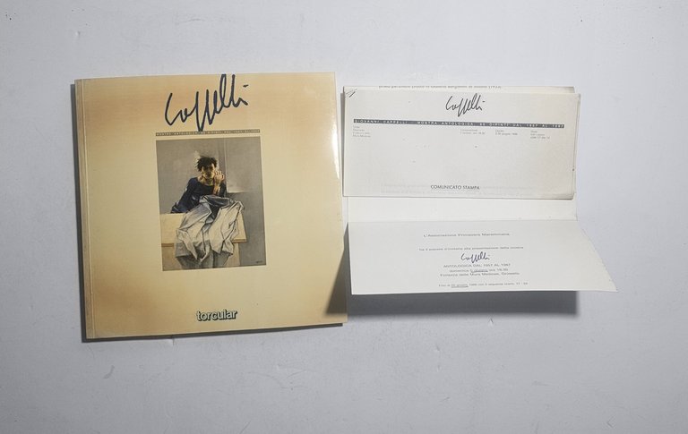 Giovanni Cappelli catalogo mostra antologica Torcular con inviti originali | Immagine Gallery 1