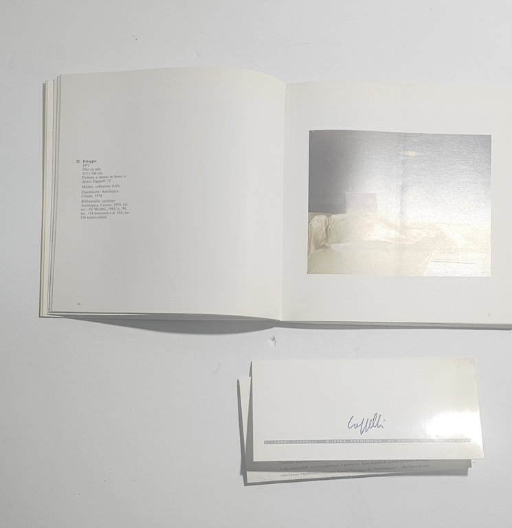 Giovanni Cappelli catalogo mostra antologica Torcular con inviti originali | Immagine Gallery 4