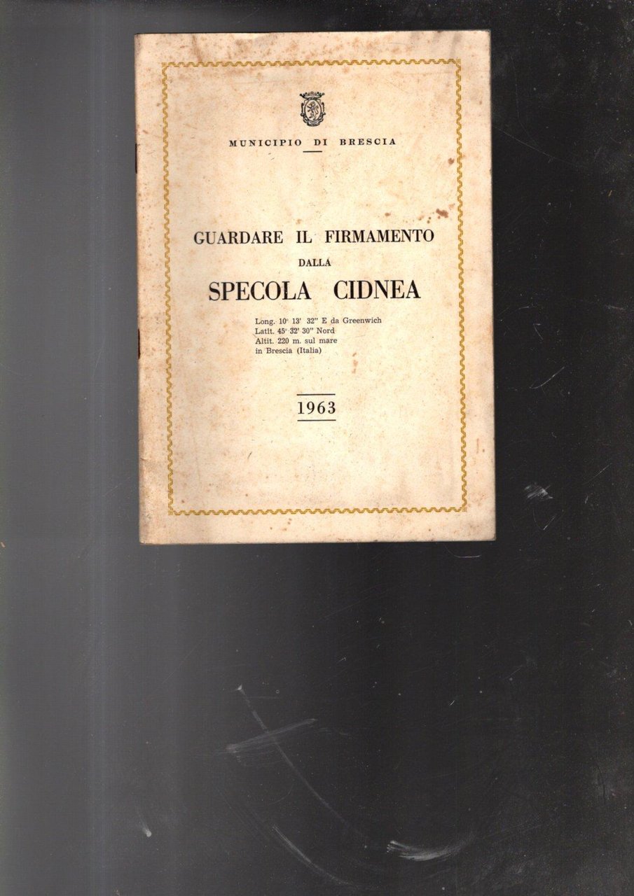 GUARDARE IL FIRMAMENTO DALLA SPECOLA CIDNEA