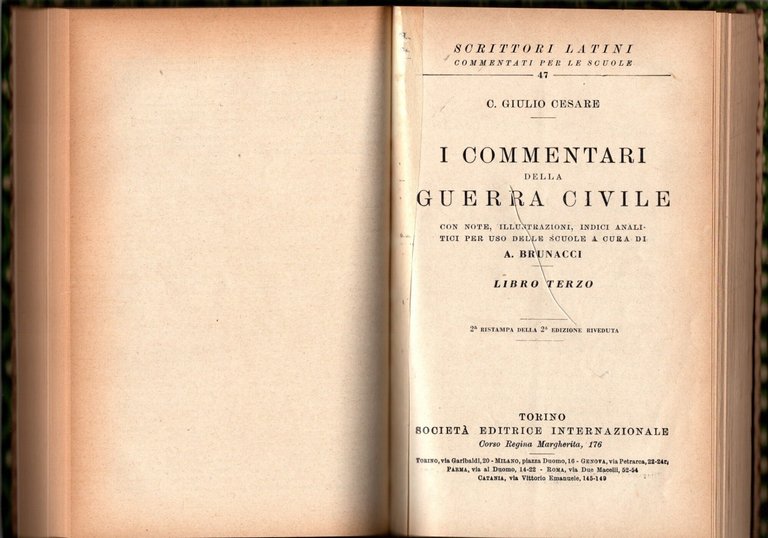 I commentari della Guerra Civile - Giulio Cesare - 3 …