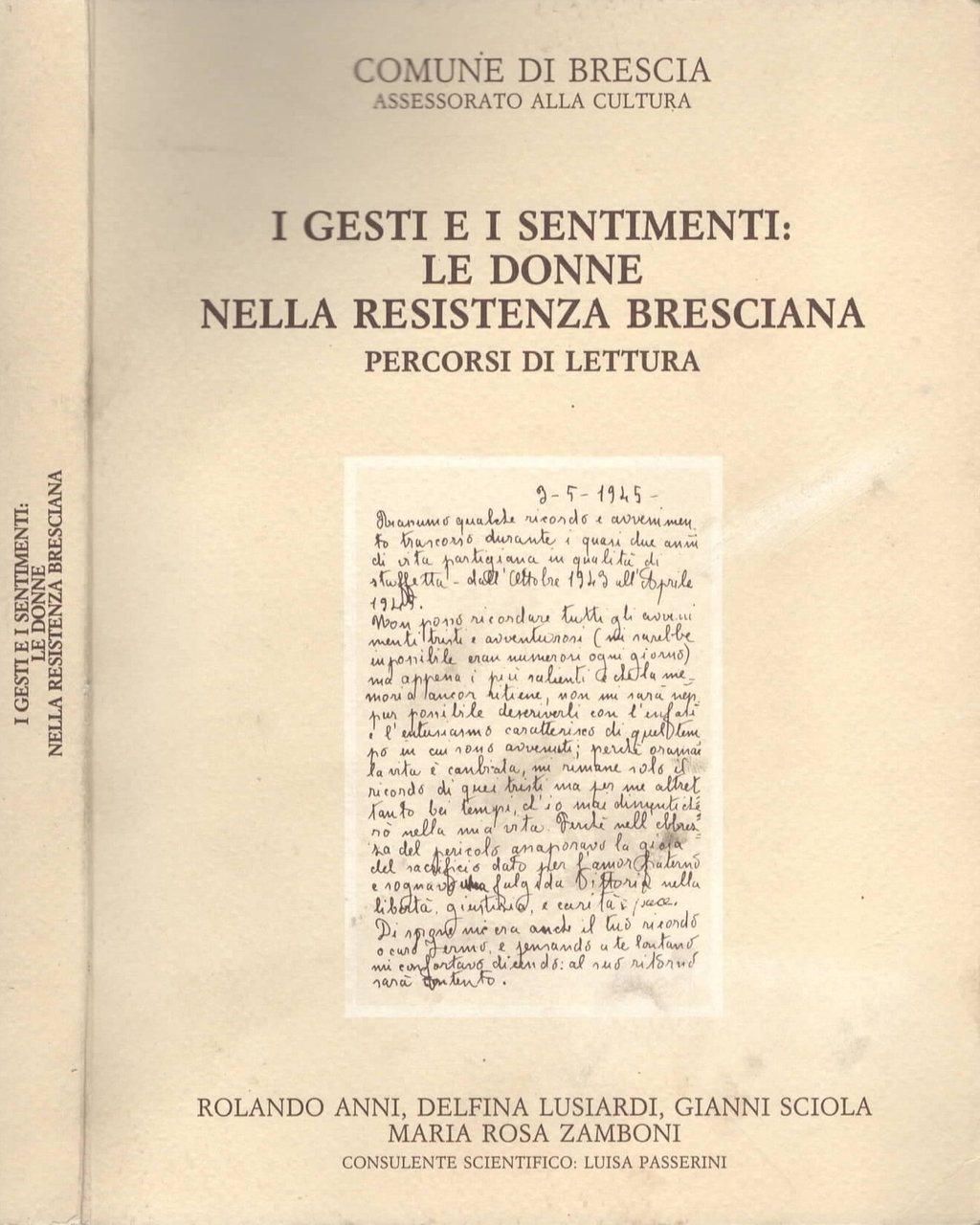 I Gesti E I Sentimenti Le Donne Nella Resistenza Bresciana …