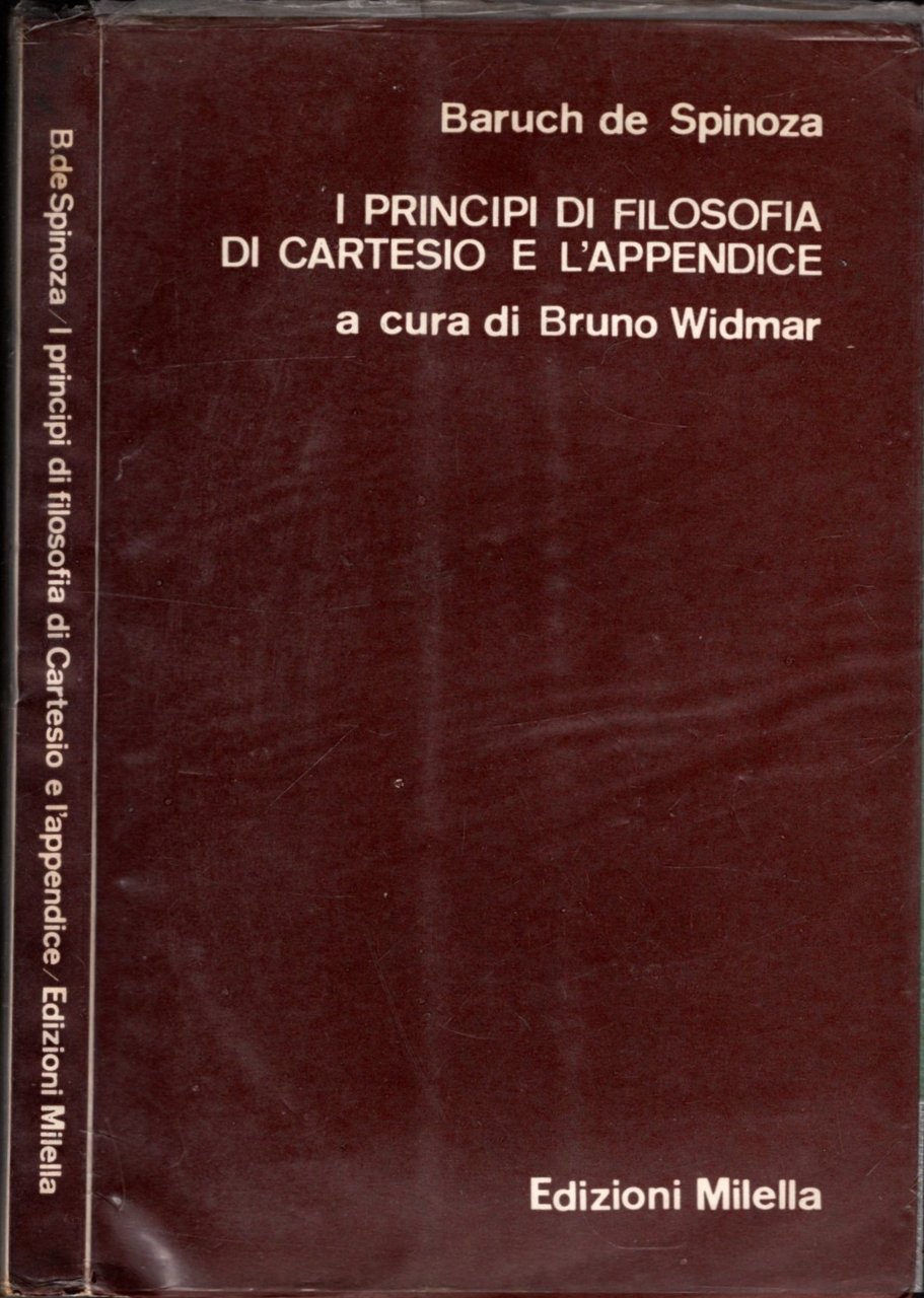 I PRINCIPI DI FILOSOFIA DI CARTESIO E L'APPENDICE