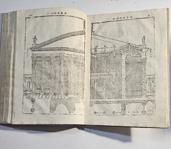 I quattro libri dell'Architettura di Andrea Palladio (non completo) 1616