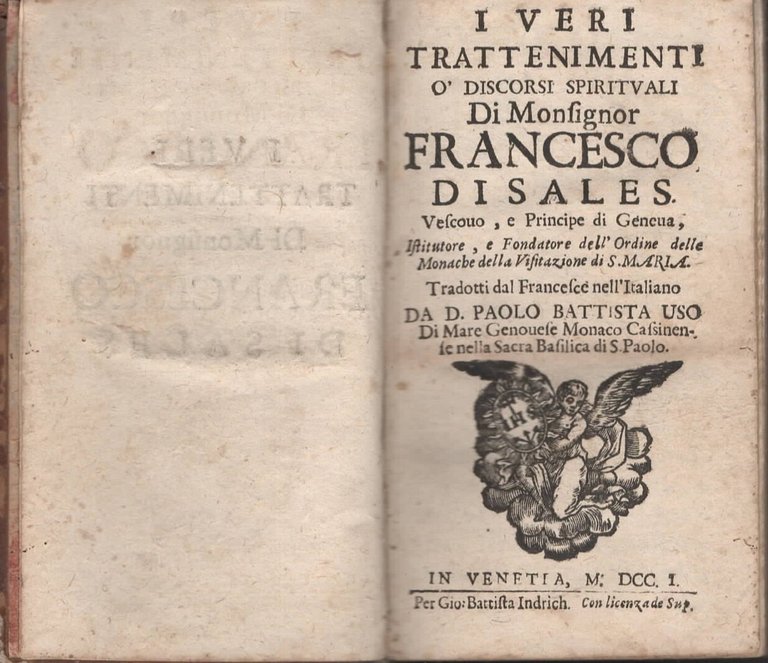 I veri trattenimenti, o discorsi spirituali di Monsignor Francesco di … | Immagine Gallery 1