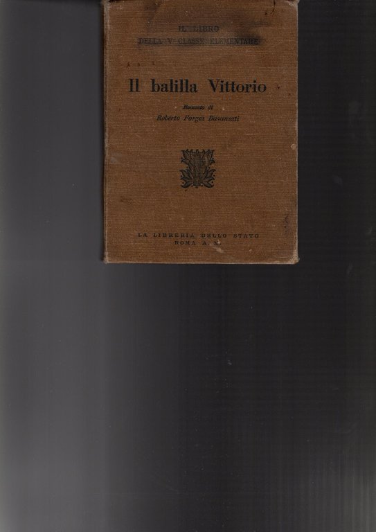 IL BALILLA VITTORIO
