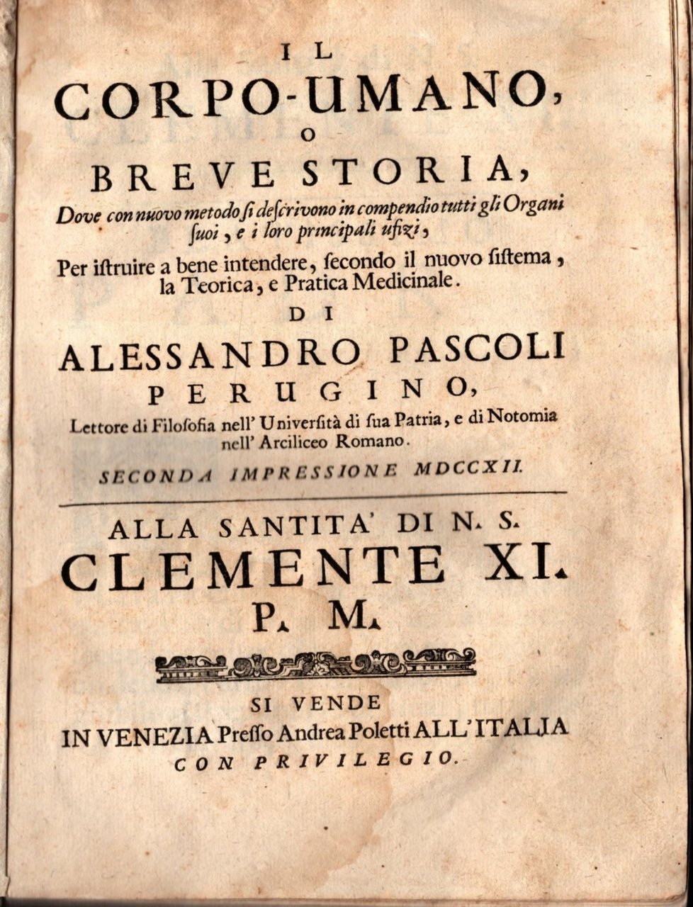 Il Corpo Umano O Breve Storia Dove Con Un Nuovo …