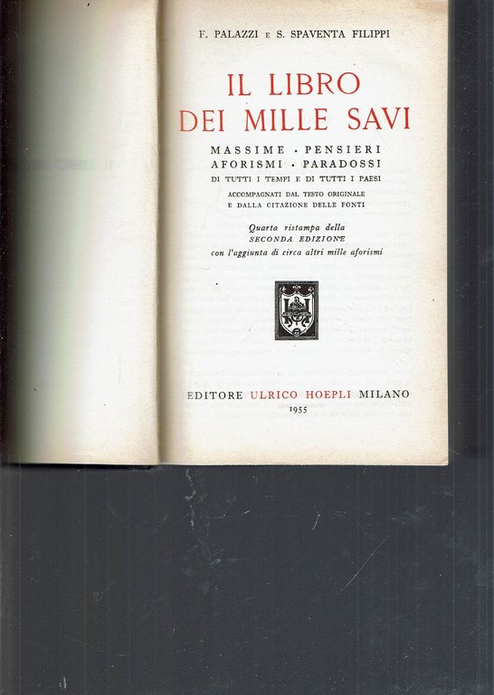 IL LIBRO DEI MILLE SAVI