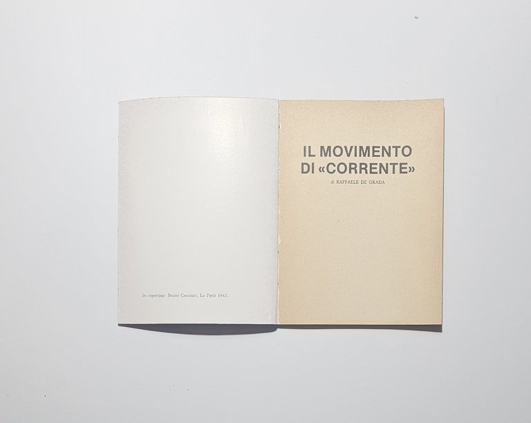 Il Movimento di Corrente Raffaele De Grada Arte Italiana Novecento | Immagine Gallery 3